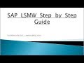 Sap lsmw material master creation by direct input recording