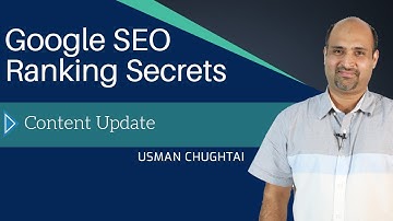 Google SEO Ranking Secrets in 2022| Content Update|SEO Tutorial |Ecommerce Wala