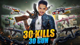 30 Kills With 30 Gun Challenge (Ultra Pro Bot Lobby) || Desi Gamers