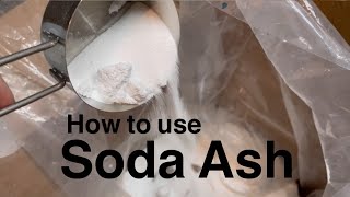 How to use SODA ASH for tie dye