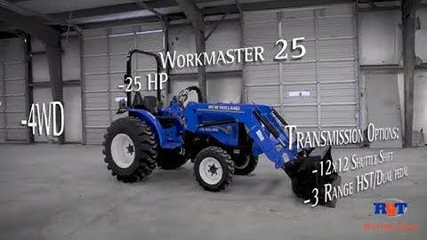 New Holland Workmaster 25 Tractor - Riding with RVT