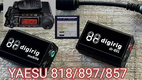 DigiRig - Set Up WSJTX Yaesu  FT-818