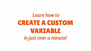 How to create custom variable