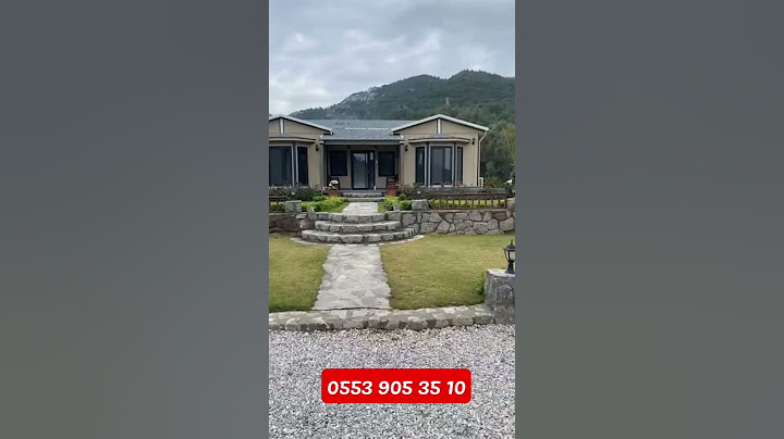 Muğla da yaptığımız Prefabrik Ev #evturu