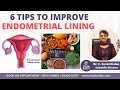 6 effective ways to increase endometrial thickness naturally  dr c suvarchalaa  ziva fertilityy