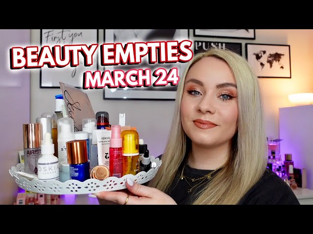 BEAUTY EMPTIES ✨ SKINCARE & MAKEUP REVIEWS - March 2024 | MISS BOUX class=