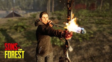 All Brand-New ARROWS TYPES In Sons of The Forest | Fire, Poisoned, Shok and Explosive Arrows