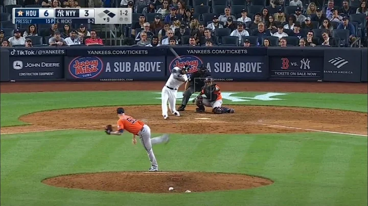 Aaron Hicks Hits A Game Tying Three Run Home Run I...