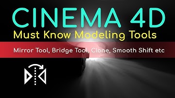 Cinema 4d: Must know modeling tools tutorial