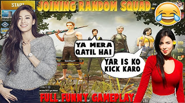 Joining Random Squad Of Girls Like A Bot | Saam Plays | #Pubg Mobile