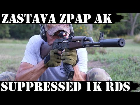 Zastava ZPAP AK: Suppressed 1,000 Rds Later!