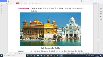 PSEB CLASS 3RD EVS CHAPTER-15(PART-2)||A TOUR TO SRI AMRITSAR SAHIB||FULL EXPLANATION WITH EXERCISE
