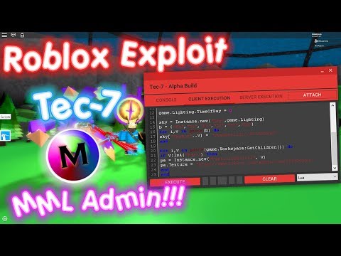 New Roblox Exploit Tec 7 Mml Admin Lim Lua Lua C - roblox games that uses mml admin