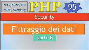 PHP 5.5 ITA 95: filtraggio dei dati - parte B