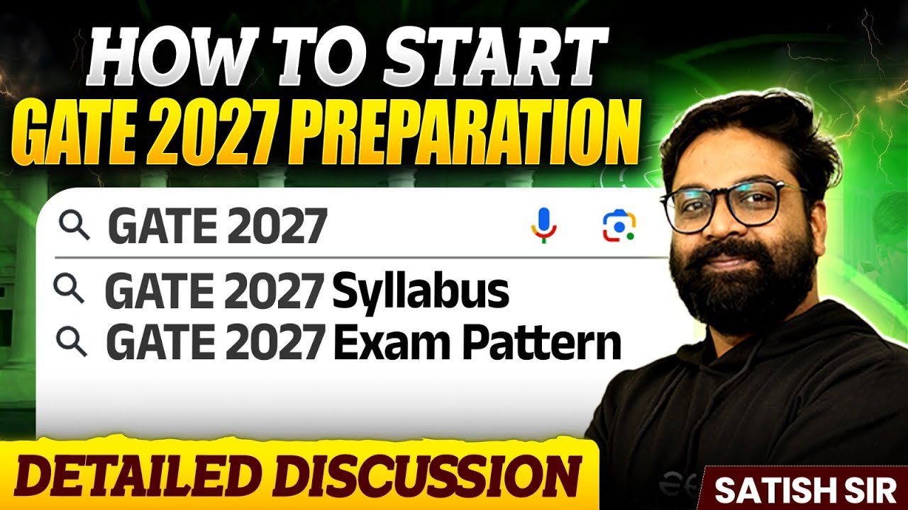 How To Start GATE 2027 Preparation? | GATE 2027 Roadmap | GATE 2027 ...