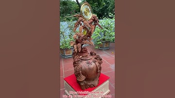 Siêu Phẩm Ngũ Cóc Đồng Hồ Cây Tùng Bonsai Phong Thủy Tài Lộc - Gỗ Hương Gia Lai #sieuthibaokhanh