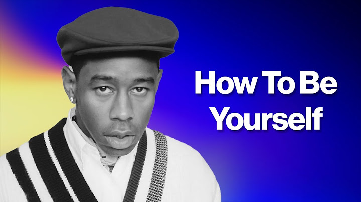 Tyler, The Creator - Advice on How To Be Yourself