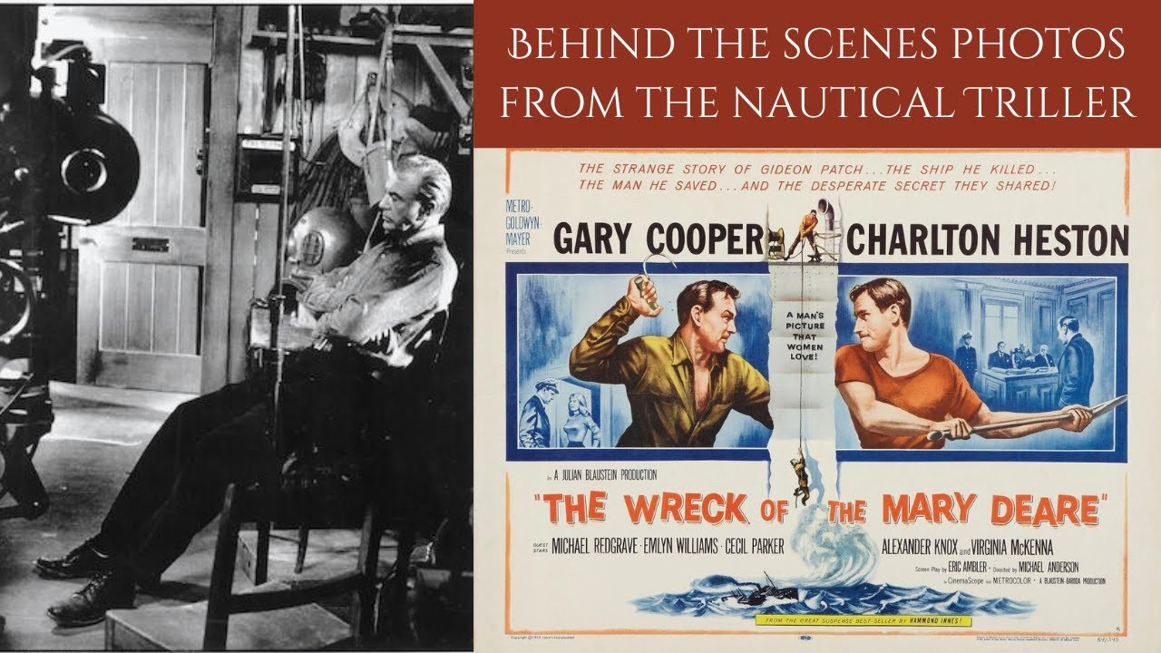 THE WRECK OF THE MARY DEARE 1959 - Behind The Scenes Photos From The Thriller On The Sea