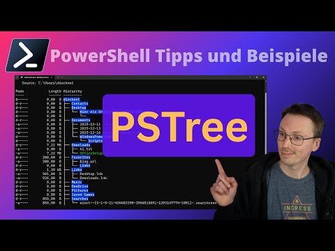 Tree-View for Filesystem and Registry (PowerShell)