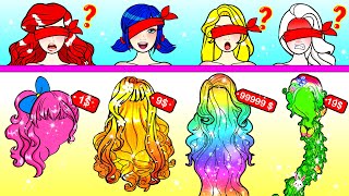 DIY Paper Doll | Four Element Princess Need To Makeover And Beautiful Hair | Dolls Beauty