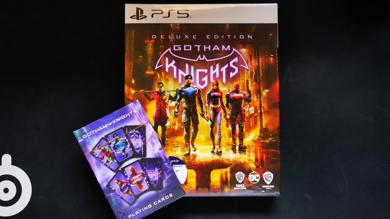 Gotham Knights Deluxe Edition [ W/ Bonus STEELBOOK ] (PS5) NEW