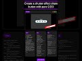 Sharing made stylish 📤💫 — Create a shutter effect share button with pure CSS!