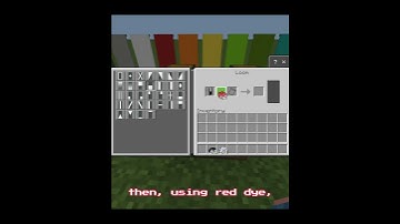 1-Minute Minecraft Tutorials - Friendly Ghost Banner #minecraft #tutorial