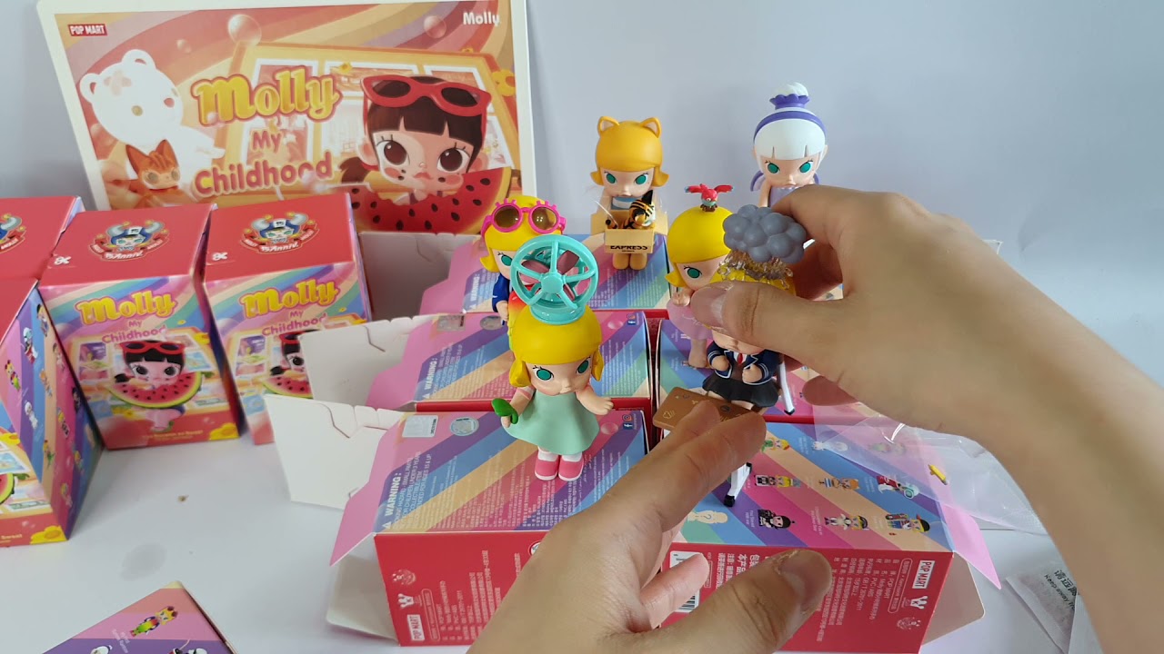 팝마트코리아 몰리 어린시절 시리즈 개봉 popmart molly