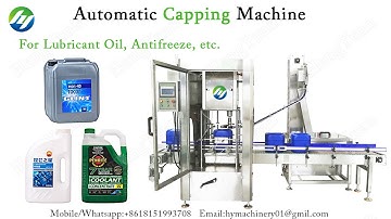 Automatic Capping Machine for Lubricant Oil, Antifreeze, etc.