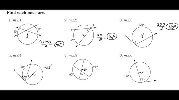 Finding Angles from Secants and Tangents in Circles
