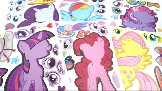 Silly Face My Little Pony Sticker Poster Activity