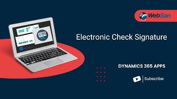 Electronic Check Signature App for Dynamics 365 Business Central