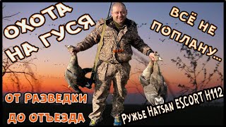 Охота на гуся. От разведки до отъезда. Как проходит весенняя охота.