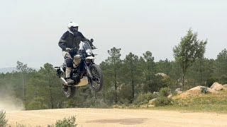Royal Enfield Himalayan 450 - influencers learn to jump bike on press launch by The Classic Motorcycle Channel 3 2,613 views 1 month ago 2 minutes, 41 seconds
