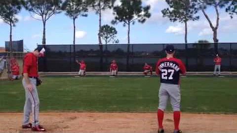 Zimmermann and Fister throw bullpen sessions