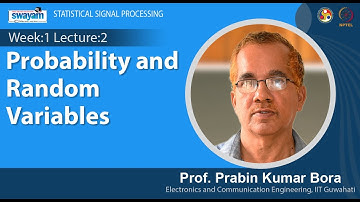 Lec 2 : Probability and Random Variables