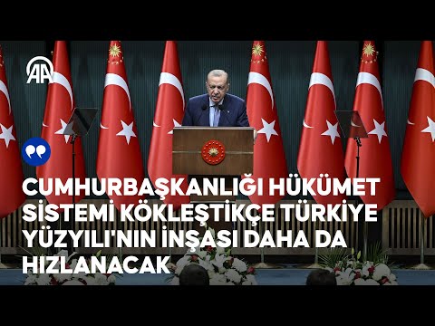 Cumhurbaşkanı Erdoğan, Kabine Toplantısı'nın ardından açıklamalarda bulundu
