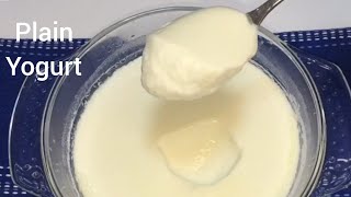 Plain Yogurt/Simple HomeMade Yogurt With Milk 🥛/FoodWeEat by Mukovhe Makhwedzha 278 views 2 years ago 4 minutes, 20 seconds