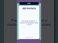 JEE Physics Exam Practice Question 0008 | Optics