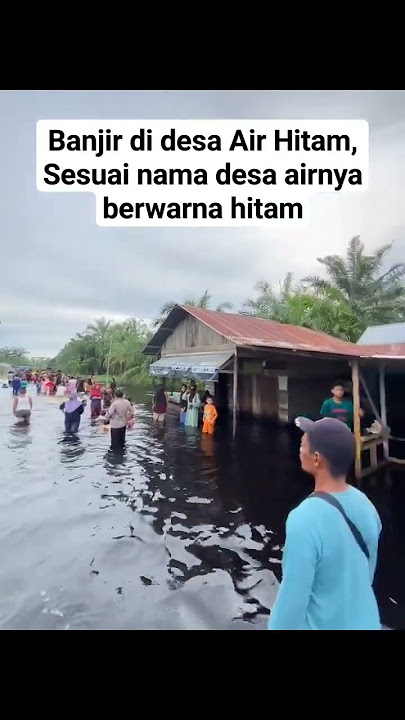 Banjir di desa Air Hitam kec. Kualuh Leidong #labura #laburaku #banjir