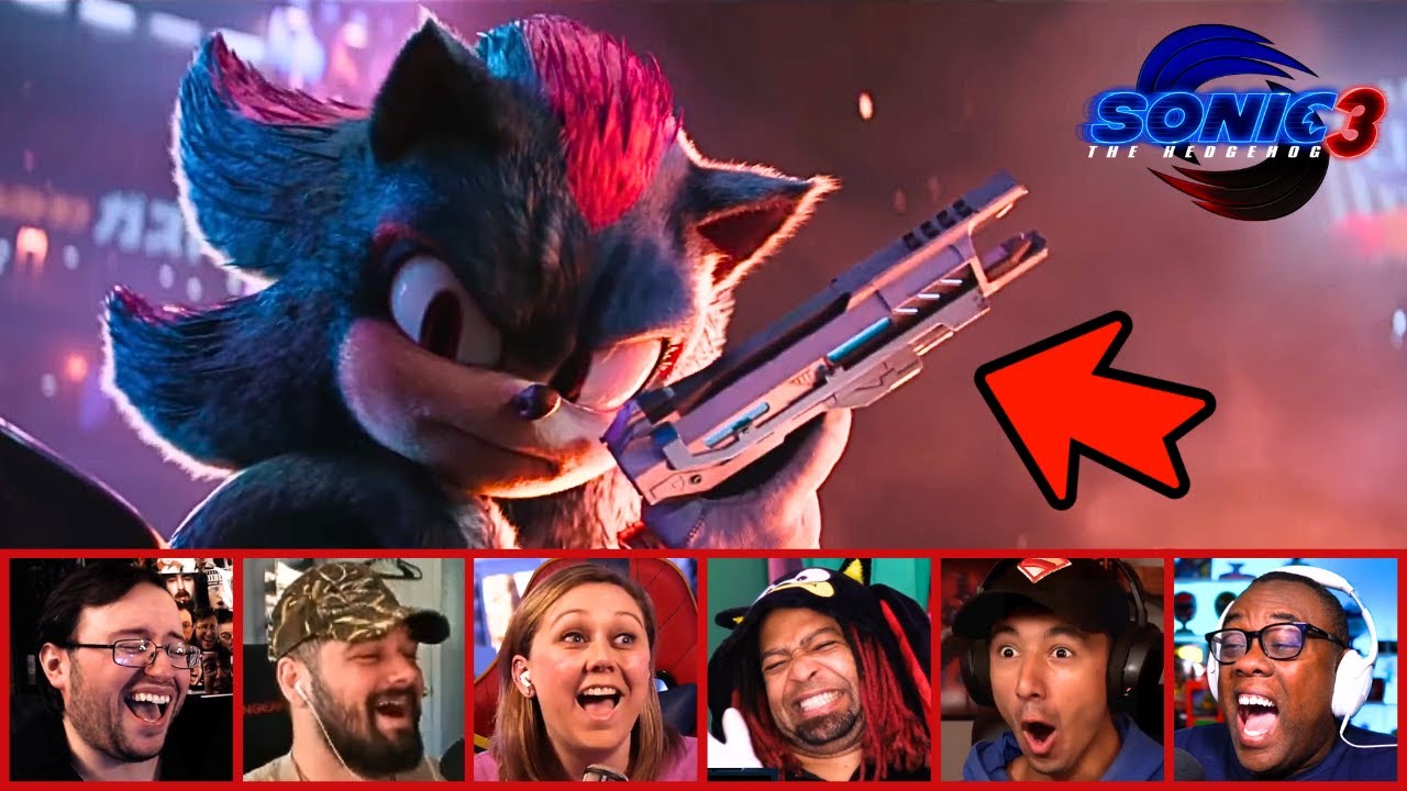 Reactors React to Sonic the Hedgehog 3 Official Trailer 2! - YouTube