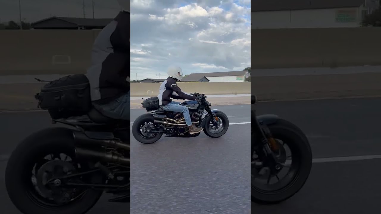 HD Sportster S Sounds Angry On The Highway Harleydavidson Motorcycle Harleymotorcycles