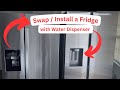 How to Hook Up a New Fridge with Water Dispenser | Install or Replace a Refrigerator with Water Line