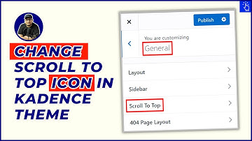 How to CHANGE Scroll to Top Icon in Kadence Theme | Kadence WP | Kadence Theme Tutorial