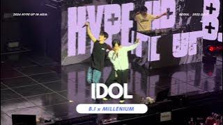 B.I 비아이 and Raesung - Idol - Hype Up in Seoul - 240617 | Fancam