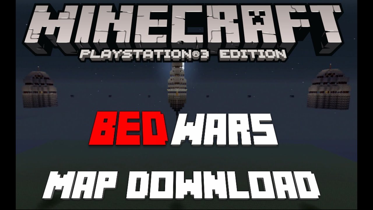Minecraft PS3/PS4 MODDED BED WARS MAP W/DOWNLOAD how to download bed wars on ps4