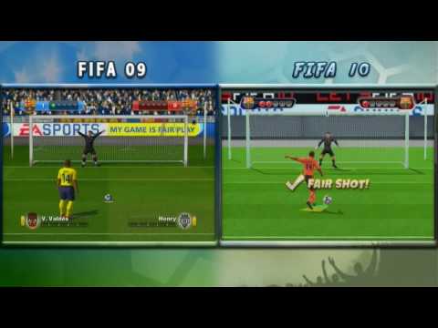 Wii Fifa 09 vs Fifa 10 [Original] HD