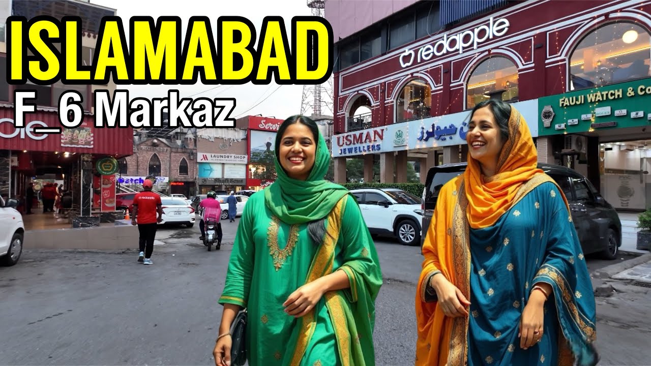 🇵🇰Exploring F6 Markaz, Islamabad, Pakistan: A Stunning 4K Walking Tour in 2026