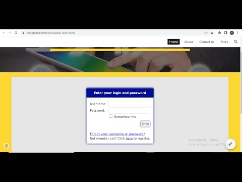 how to add login page to google sites website || authpro account manager