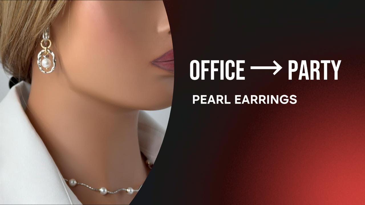 DIY Mixed-Metal Pearl Earrings — Slow Step-by-Step (ASMR)